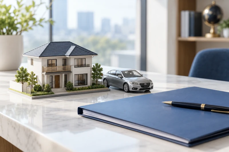Illustrative Insurance scene